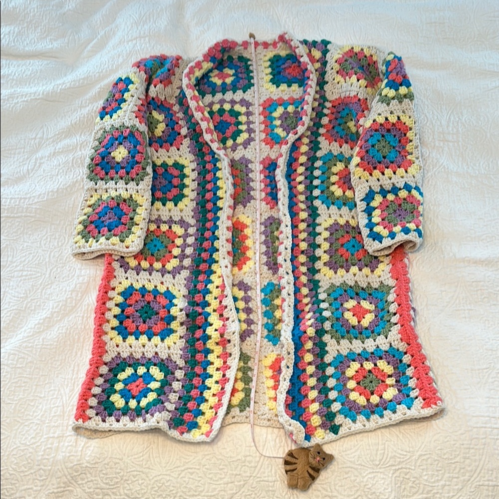 Hand Crochet duster